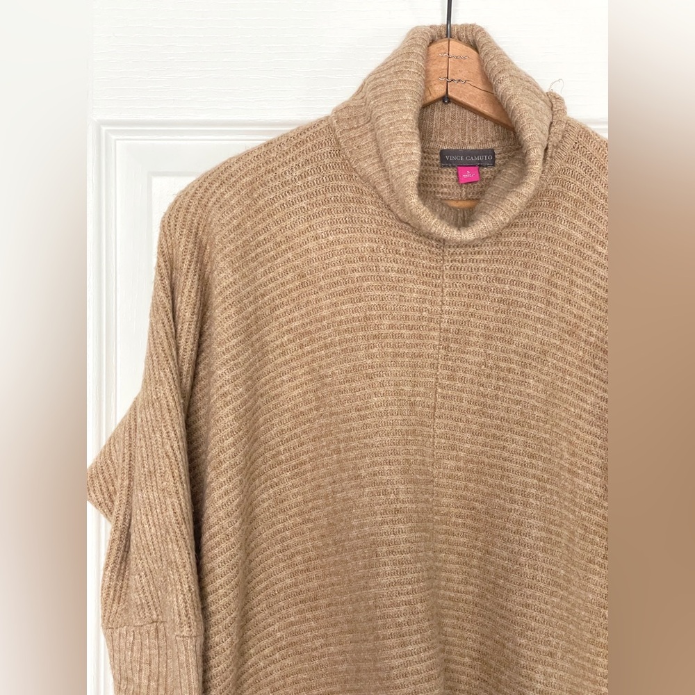 Vince Camuto Tan Turtleneck Sweater